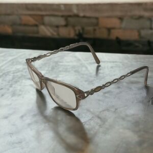 Splendor SP 3005 LBR Translucent Brown Full Rim Eyeglasses Open Sides Frame Only